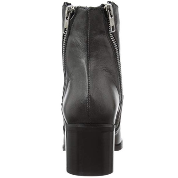 Coal Double Threat Leather Moto Ankle Booties - Picture 7 of 8